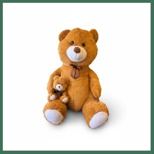 Bezos 62518 100 cm Yavrulu Ayı Peluş Bss