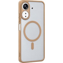 TeknoKapsül Xiaomi Redmi 13C Loji Magsafe Kapak - Çöl Titanyum