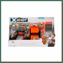 Bezos 36517 X-Shot Skins Dread 12 Mermili Sünger Dart Atan Silah 31 Cm-Nessiworldman Bss