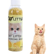 Myg Plus Busstier Kedi Kumu Koku Giderici Granül Parfüm - Uzun Süreli Ferahlık Sunan Kedi Kumu Kokusu Giderici, Etkili Koku Nötrleştirici 250 ml (Limon)