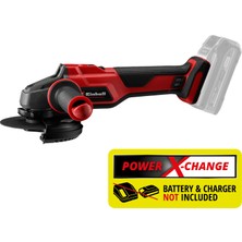 Einhell Professional Akülü Avuç Taşlama Makinesi AXXIO 18/115 Q Li-Solo 4431150 | PXC | 18 V | 700 W | Ø 115 mm | 28 mm kesme derinliği | Kömürsüz | hızlı sabitleme somunu | kesme diski ve akü hariç