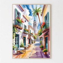 Ninastore Ibiza Ispanya Suluboya Resim - Cafe Mambo Seyahat Posteri