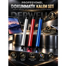 Derwell 1 Adet Mavi Universal Stylus Kalem Ios Android Windows Akıllı Tahta Uyumlu Dokunmatik Ekran Kalemi