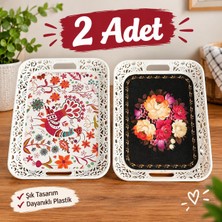 Yılmaz Cay Tepsisi 2 Adet 32*43 cm