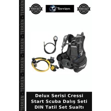 Terrien Delux Serisi Cressi Start Scuba Dalış Seti Dın Tatil Set Sualtı
