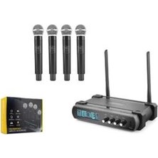 Hadron HDX2792 Kablosuz 4-Mikrofon Vhf Siyah