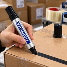 Odea Kalıcı Işaretleme Kalemi - 10 mm Geniş Kesik Uç, Siyah