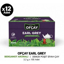 Ofçay Earl Grey Bergamot Aromalı Demlik Poşet Siyah Çay 3,2 G x 100 ADET-12LI Koli