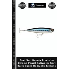 Terrien Özel Seri Rapala Precision Xtreme Pencil Saltwater Sert Balık Sunta Hediyelik Kitaplık