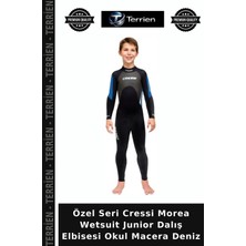Terrien Özel Seri Cressi Morea Wetsuit Junior Dalış Elbisesi Okul Macera Deniz