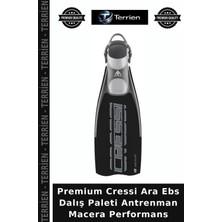Terrien Premium Cressi Ara Ebs Dalış Paleti Antrenman Macera Performans