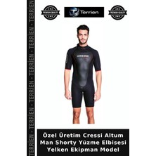 Terrien Özel Üretim Cressi Altum Man Shorty Yüzme Elbisesi Yelken Ekipman Model