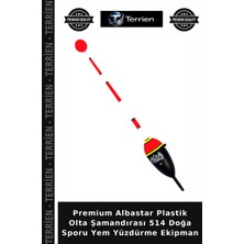 Terrien Premium Albastar Plastik Olta Şamandırası 514 Doğa Sporu Yem Yüzdürme Ekipman
