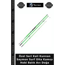 Terrien Özel Seri Kali Kunnan Saymon Surf Olta Kamışı Hobi Balık Avı Doğa