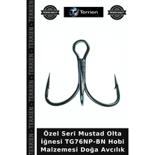 Terrien Özel Seri Mustad Olta Iğnesi TG76NP-BN Hobi Malzemesi Doğa Avcılık
