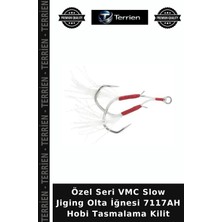 Terrien Özel Seri Vmc Slow Jiging Olta Iğnesi 7117AH Hobi Tasmalama Kilit
