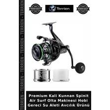 Terrien Premium Kali Kunnan Spinit Air Surf Olta Makinesi Hobi Gereci Su Aleti Avcılık Ürünü