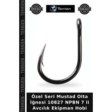 Terrien Özel Seri Mustad Olta Iğnesi 10827 Npbn 7 Li Avcılık Ekipman Hobi