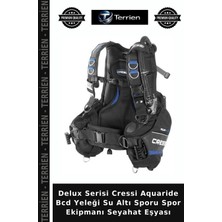 Terrien Delux Serisi Cressi Aquaride Bcd Yeleği Su Altı Sporu Spor Ekipmanı Seyahat Eşyası