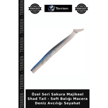 Terrien Özel Seri Sakura Majikeel Shad Tail - Soft Balığı Macera Deniz Avcılığı Seyahat