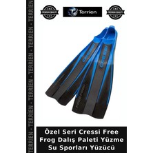 Terrien Özel Seri Cressi Free Frog Dalış Paleti Yüzme Su Sporları Yüzücü