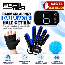 Fosil Avm Rehabilitasyon Robot Eldiveni – Otomatik El ve Parmak Egzersiz Cihazı Sağ El Xxl Beden
