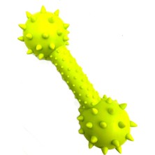 Str Store Diş Kaşıma Tartar Önleyici Zilli Dumbell Köpek Eğitim Oyuncağı Yeşil