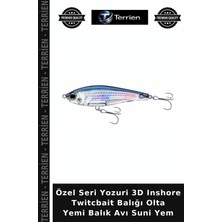 Terrien Özel Seri Yozuri 3D Inshore Twitcbait Balığı Olta Yemi Balık Avı Suni Yem