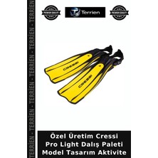 Terrien Özel Üretim Cressi Pro Light Dalış Paleti Model Tasarım Aktivite