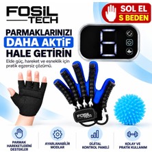 Fosil Avm Rehabilitasyon Robot Eldiveni – Otomatik El ve Parmak Egzersiz Cihazı Sol El S Beden