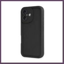 Bezos iPhone 16 Uyumlu Kılıf Viera Silikon - Siyah Bhs