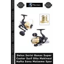 Terrien Delux Serisi Banax Super Caster Surf Olta Makinesi Hafta Sonu Malzeme Spor