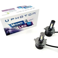 Str Store Photon Mono LED Xenon Oto Ampul H4 Uzun Kısa Tek Ampul FDKOD1149