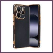 Bezos Redmi Note 14 4g Uyumlu Kılıf Volet Silikon - Siyah Bhs