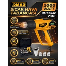 Dmax 2000 W Kademeli Sıcak Hava Tabancası