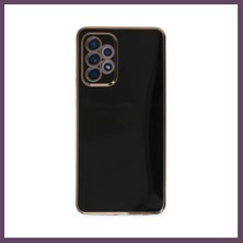 Bezos Samsung Galaxy A32 Uyumlu Kılıf Volet Silikon - Siyah Bhs