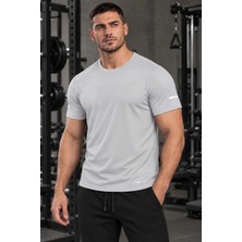 Genius Store Erkek Nem Emici Hızlı Kuruma Atletik Teknik Performans Spor T-Shirt Drıfıt-Kısakol