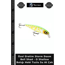 Terrien Özel Üretim Storm Doom Bell Shad - O Shallow Balığı Hobi Tuzlu Su At Çek