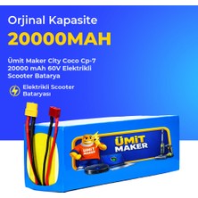 Ümit Maker City Coco Cp-7 20000 Mah 60V Elektrikli Scooter Batarya