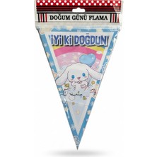Cadde Süs Cinnamoroll Temalı Flama 9 Bayrak