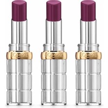 L'oréal Paris Color Riche Shine 466 Beauty Queen Mor Parlak Ruj 3 Adet
