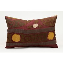 Kilim Wholesale Suzani Kumaştan Yapılmış Kırlent Kılıfı, 40X60 cm