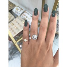 LinAlya Jewelry Yıldız ve Taş Model Yüzük