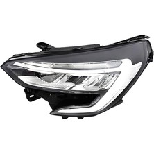 Belirtilmemiş Far Sağ Motorlu LED Krom Çıtalı Renault V Hatcback 20-23 Joy Model Ballast Beyin Dahil Ayf 202