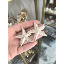 LinAlya Jewelry Marka Model Yıldız Küpe