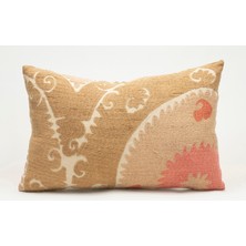 Kilim Wholesale Suzani Kumaştan Yapılmış Kırlent Kılıfı, 40X60 cm