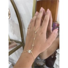 LinAlya Jewelry Göz Model Taş Detaylı Şahmeran