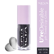 NEVA BEAUTY Ph Tinted Lip Gloss-Black Crystal