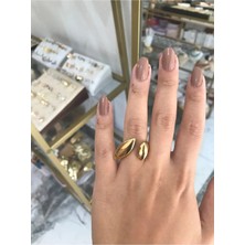 LinAlya Jewelry Bombeli Gold Yüzük