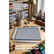 Odea Kağıt ve Karton Katlama Tahtası, 16X15 Cm, Şablon Katlama Aparatı